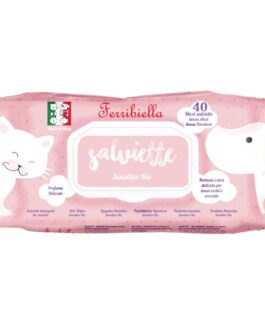 Ferribiella salviettine
"sensitive bio"
40 maxi salviette
senza alcol e parabeni