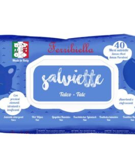 Ferribiella salviettine
"talco"
40 maxi salviette
senza alcol e parabeni
