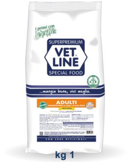 Vet Line Adulti Monoproteico Pesce  Taglia piccola 800gr