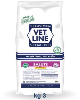 Vet Line Salute Monoproteico Pesce  Taglia piccola 3 Kg
