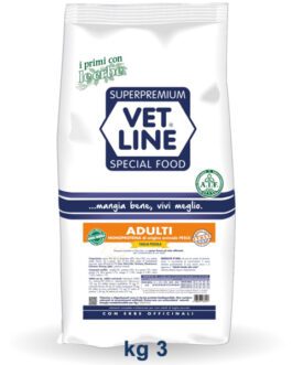 Vet Line Adulti Monoproteico Pesce  Taglia piccola 3 Kg