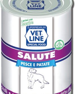Mangime umido Salute pesce con patate 400 gr Vet Line