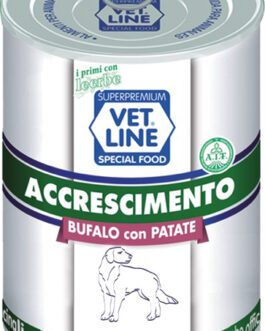 Mangime umido CRESCITA BUFALO
 con patate 400 gr Vet Line