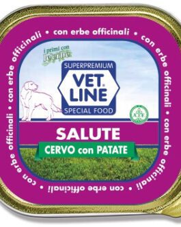 Mangime umido Salute cervo con patate 150 gr Vet Line