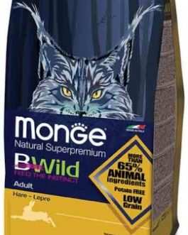 Monge BWild Low Grain 
Lepre adult 1,5 kg