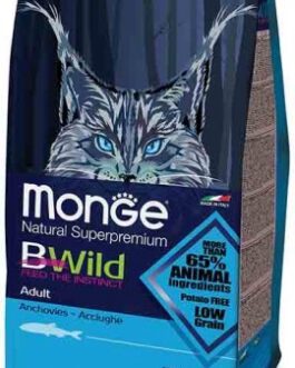 Monge BWild low grain 
 acciughe adult 1,5 kg