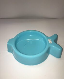 United Pets Ciotola in plastica  design pesce azzurro diametro 16 cm