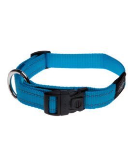 Collare Rogz Nylon Nitelife
 Taglia Medium 26-40 cm.