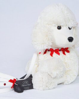 Parure Collare e Guinzaglio biancaTrilly tutti Brili