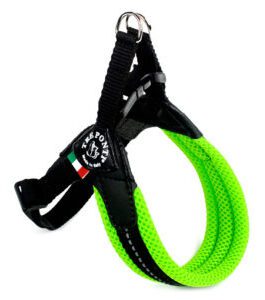 Pettorina Easy Fit (sottopancia regolabile) Tre Ponti
Taglia 3 per cani con peso <7 Kg
Taglia 3 e  1/2  per cani con peso < 9 Kg
Taglia 4 per cani con peso 9-14 Kg