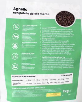 Pota l'&egrave; bau
Agnello con patate dolci e menta
adulto
2  kg