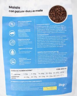Pota l'&egrave; bau
Maiale con patate dolci e mele.
adulto
2  kg