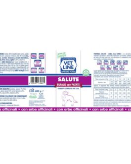 Mangime umido Salute bufalo con patate 150 gr VetLine