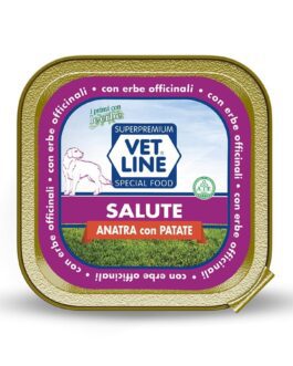 Mangime umido Salute anatra con patate 150 gr Vet Line