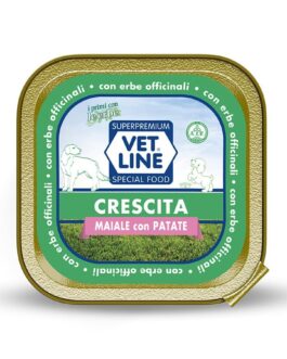 Mangime umido CRESCITA MAIALE 
PER CUCCIOLI
150 gr Vet Line