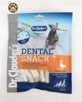 dental snack medium breed
 anatra Dr Clauder's 
 170 gr