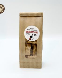 pota l'&egrave; bau
biscottosi manzo carota e mela
70 gr