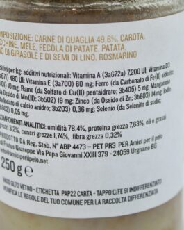pota l'&egrave; bau
vasetto quaglia
250 gr