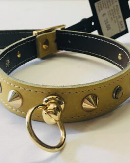Pet follie collare con borchie e strass H 1,5 cm.