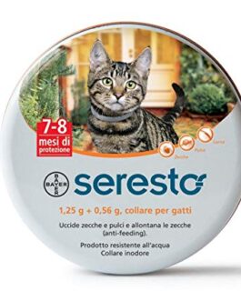 Seresto collare antiparassitario per gatto.
