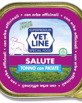 Mangime umido Salute tonno con patate 150 gr Vet Line