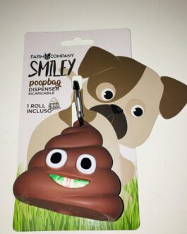 Smiley Poopbag Farm Company
 Simpatico dispenser in silicone per sacchetti igienici.