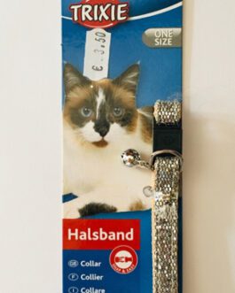 Trixie Collare gatto Collare in nylon con campanello. Colore argento