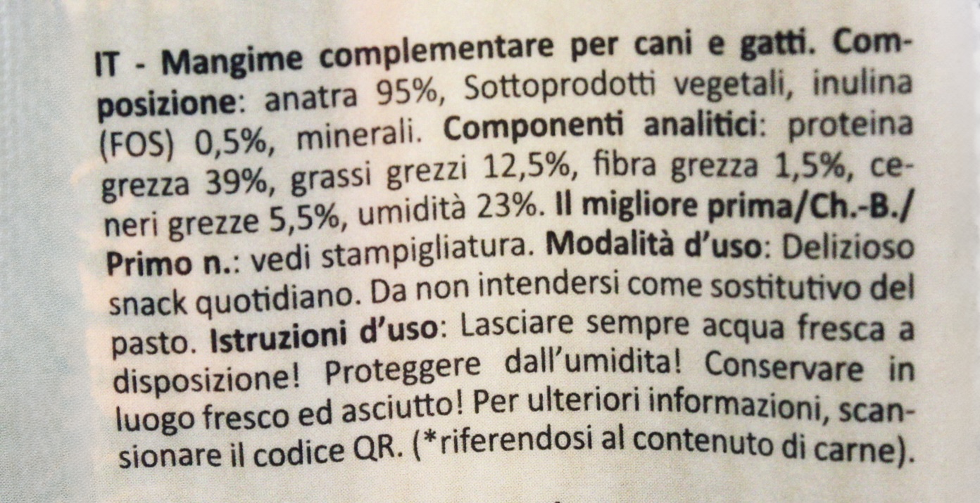 Dr. Clauders's
filetti di anatra
80 gr - immagine 2