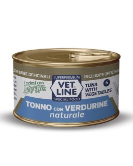 Vet Line Umido Gatto Natural
Tonno con Verdurine
70 gr