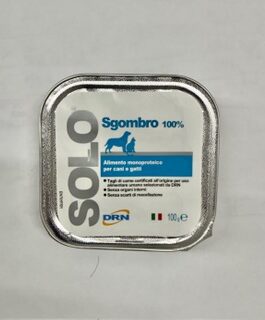 Alimento umido monoproteico
 SOLO DRN 100% SGOMBRO confezione 100 gr