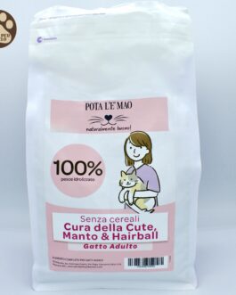 Pota l'&egrave; bau Peptide+ GF
Manto Hairball Care
1,5  kg